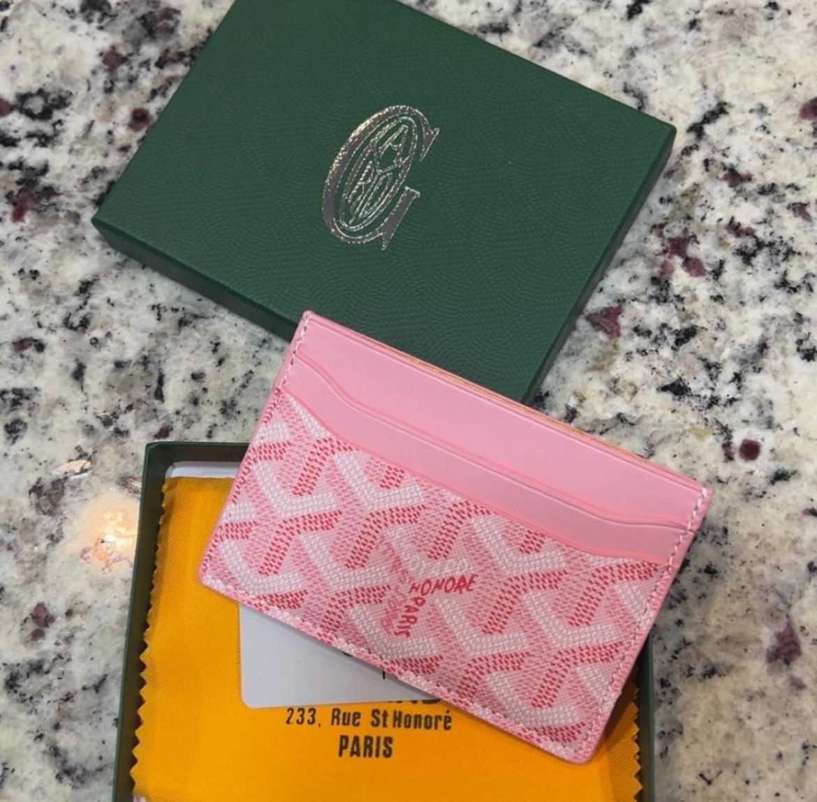 Pink Designer Card Holder