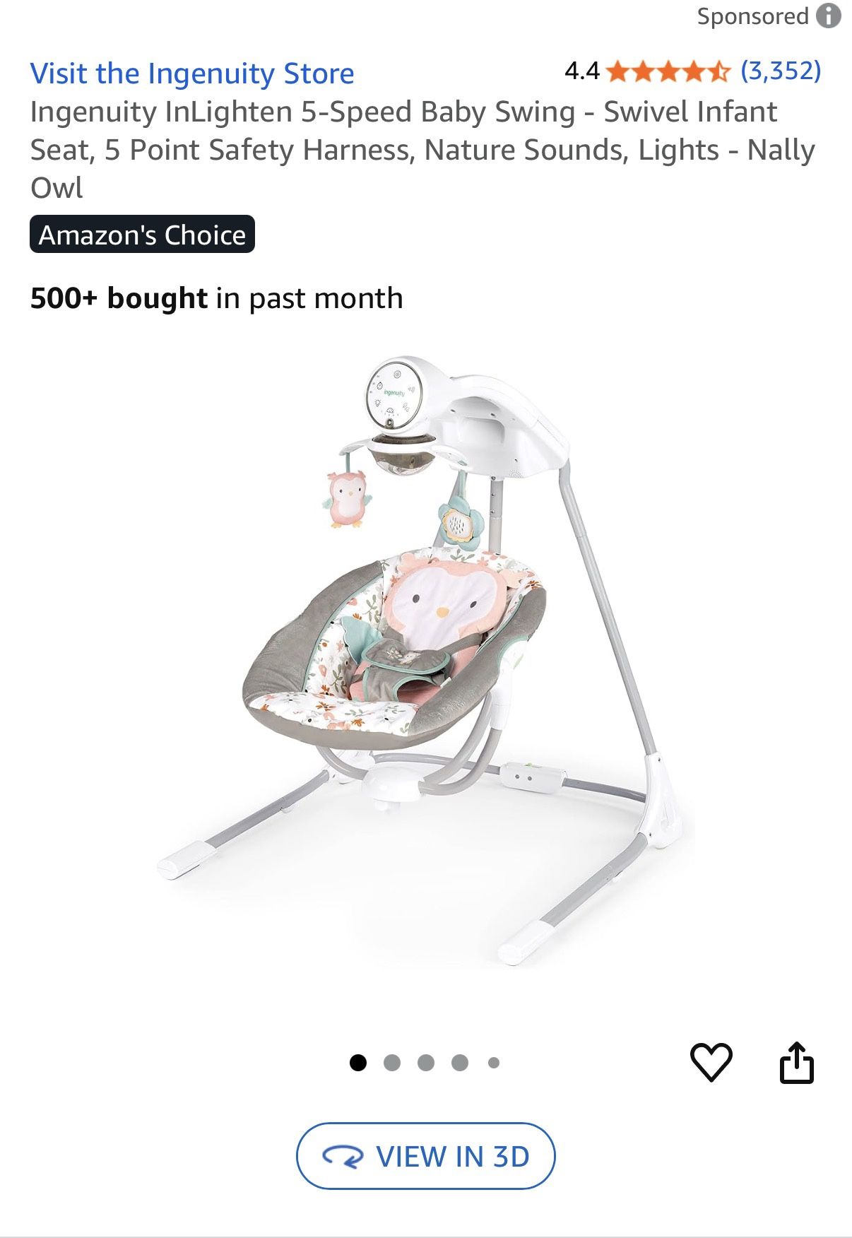 Ingenuity Baby Swing