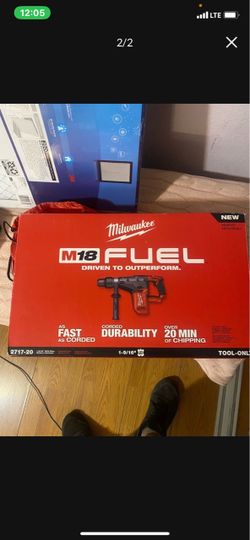 Milwaukee fuel rotary hammer new/nuevo