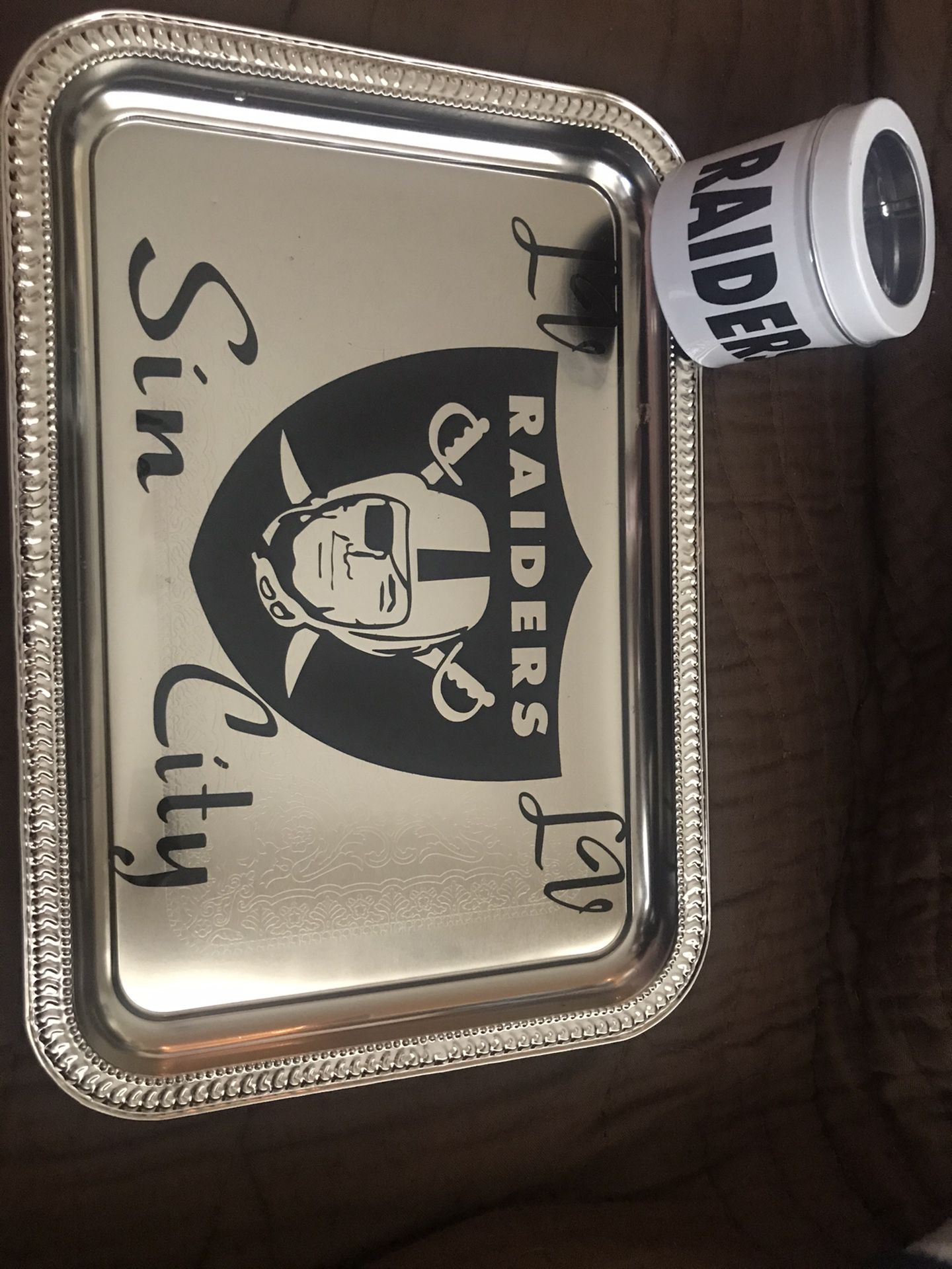 Oakland Raiders Rolling Tray for Sale in Sacramento, CA - OfferUp