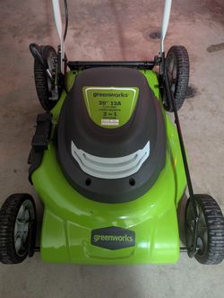 Green work 12 Inch Lawn Mower