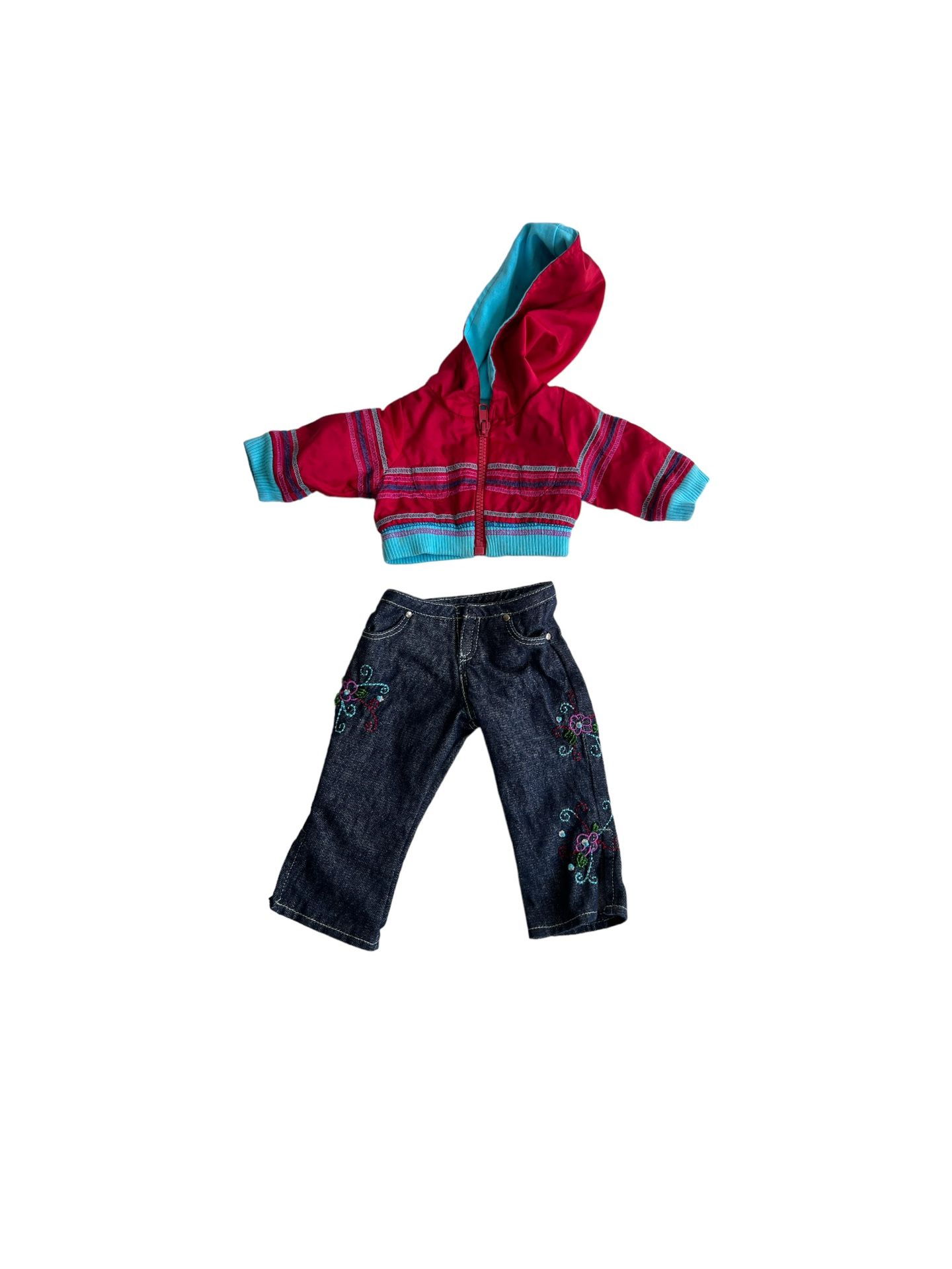 American Girl Doll Ready For Fun JACKET JEANS ONLY
