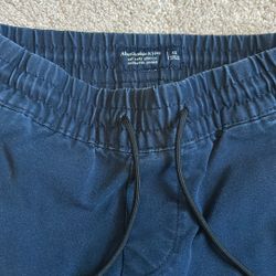 Navy Blue 4-way Stretch Crossover Jogger