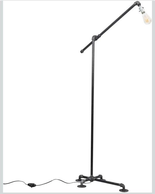 Industrial Pipe Telescope Floor Lamp $79.99