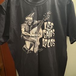 Vintage Los Gatos Locos Psychobilly Shirt. 
