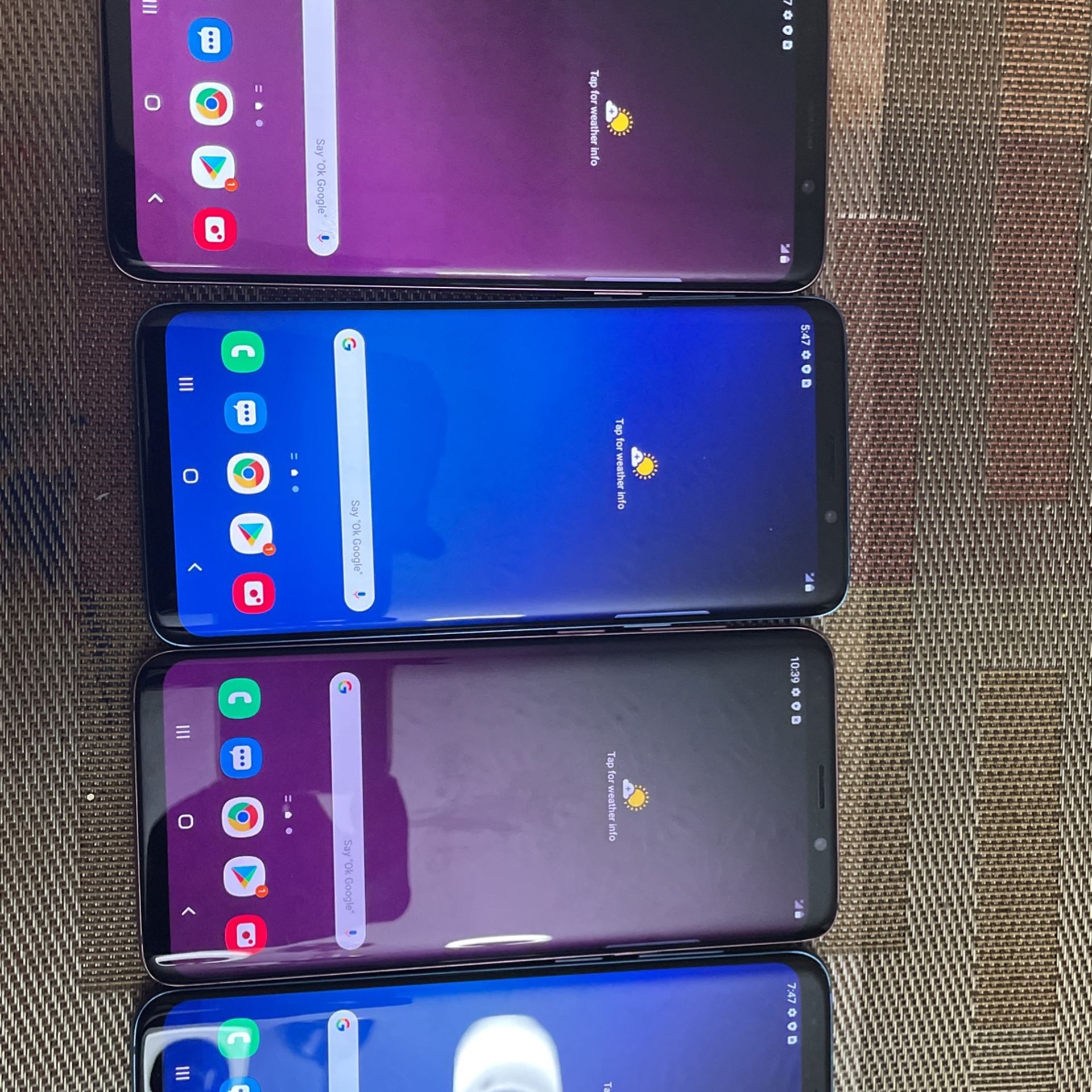 (A Lot Of 4 Samsung Galaxy S9+ 64gb Unlocked For US and Overseas GSM Unlocked For $1,000