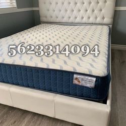 New Queen Size Bed W/New Mattress 