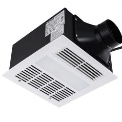 Bathroom Exhaust Fan, 1500W Heating, 110 CFM High-Efficiency Ventilation, 1.5sones Low Noise Operation, Energy-Saving Bathroom Ceiling Fan, For Variou