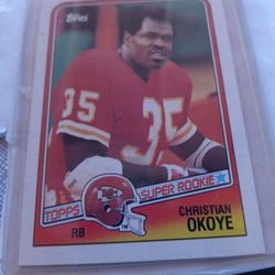 Christian Okoye Rookie Card