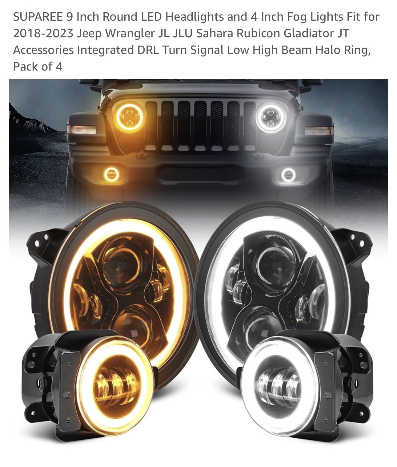 LED Headlights, Fog Lights and taillights