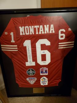 Joe Montana autograph jersey