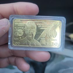 Donald Trump Collectible Gold Bar