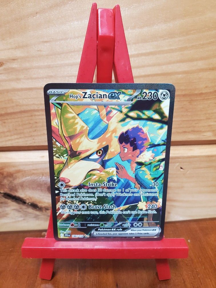 Hop's Zacian ex 186/159 Sv09: Journey Together Holo