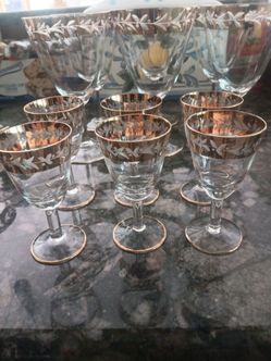 custom gold embodied fine glasses