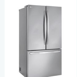 LG Standard-Depth MAX 31.7 cu. ft. French Door Smart Refrigerator with Internal Water Dispenser – PrintProof Stainless Steel (Model: LRFLS2706S)
