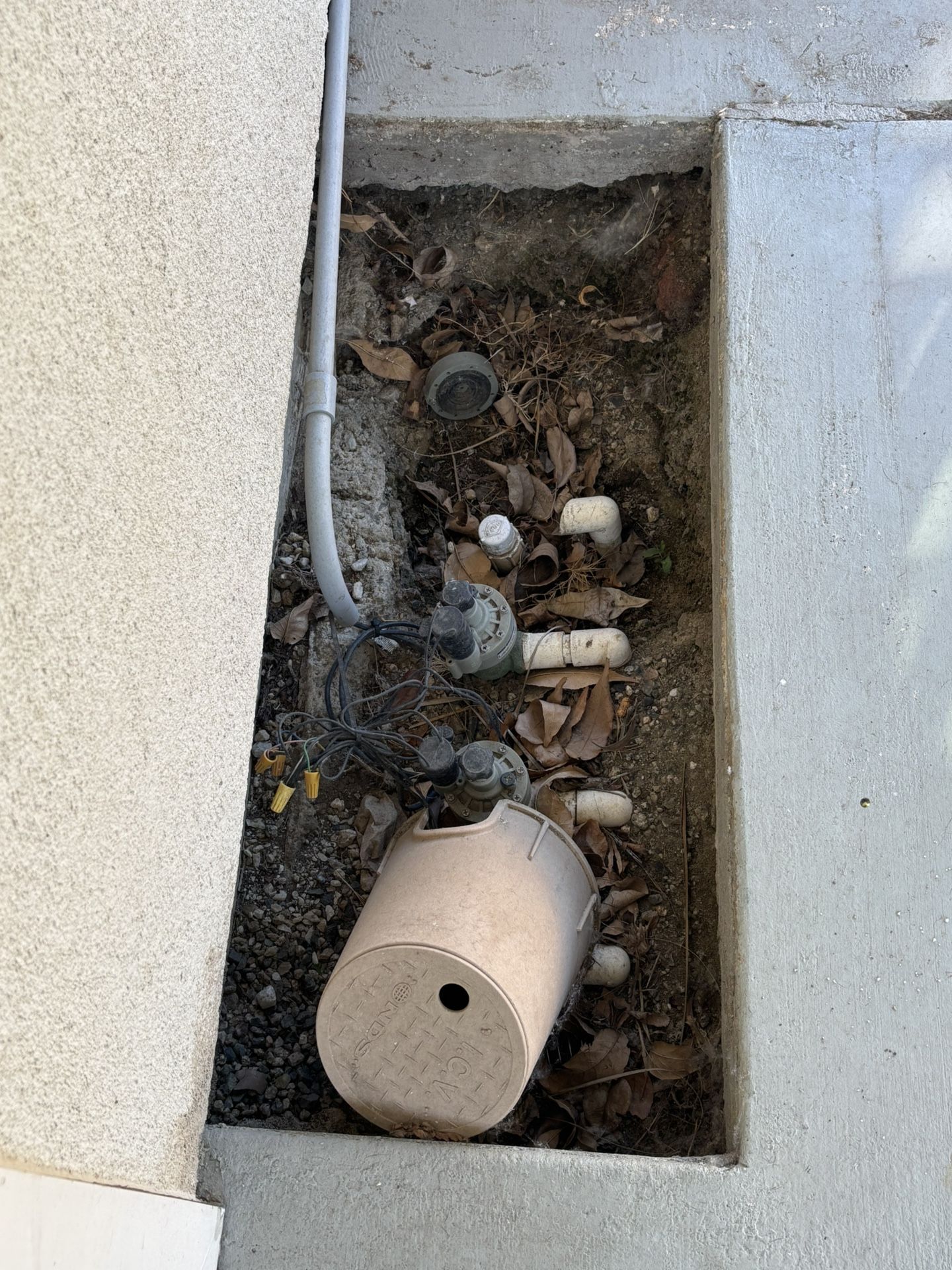 Sprinkler Valve Re-location