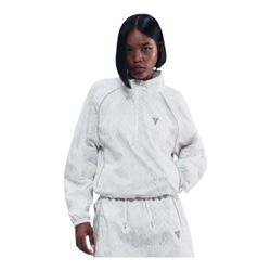 Nike Kobe Light Woven Zip Up Large Women’s Jacket White/Silver IB2718-100 NWT