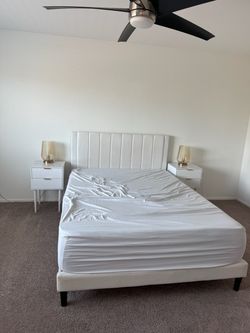 Queen bed night stands and dresser