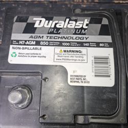 Duralast Platinum H7‐AGM Group Size Battery 