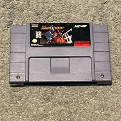 NBA Hang Time SNES Super Nintendo Midway Basketball Game Authentic Cart Only