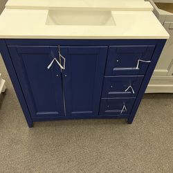 36 Inch Vanity With Quartz Top