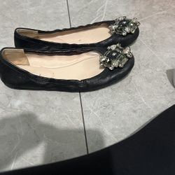 Authentic Prada Leather Flats Size 37