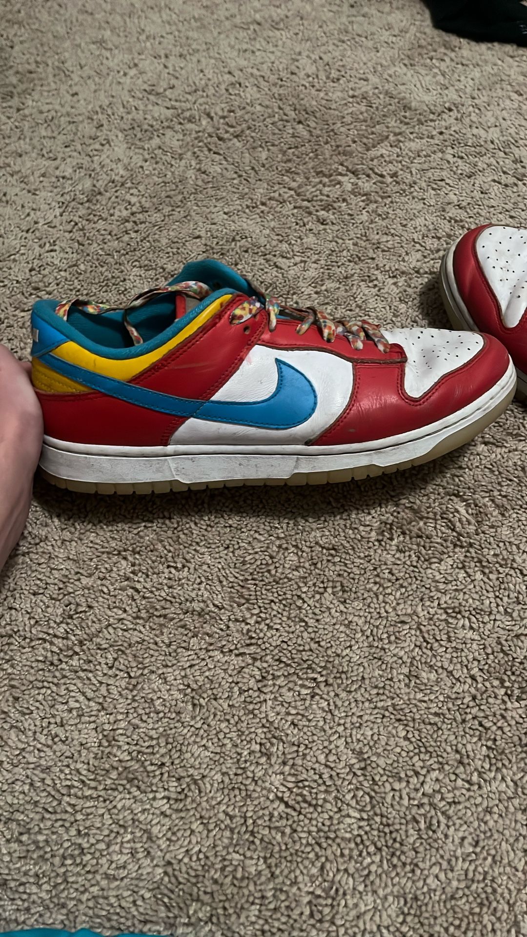 Used Size 9 Men’s Fruity Pebble Nike Dunks
