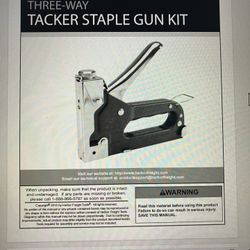 Three -Way Tracker Staple Gun