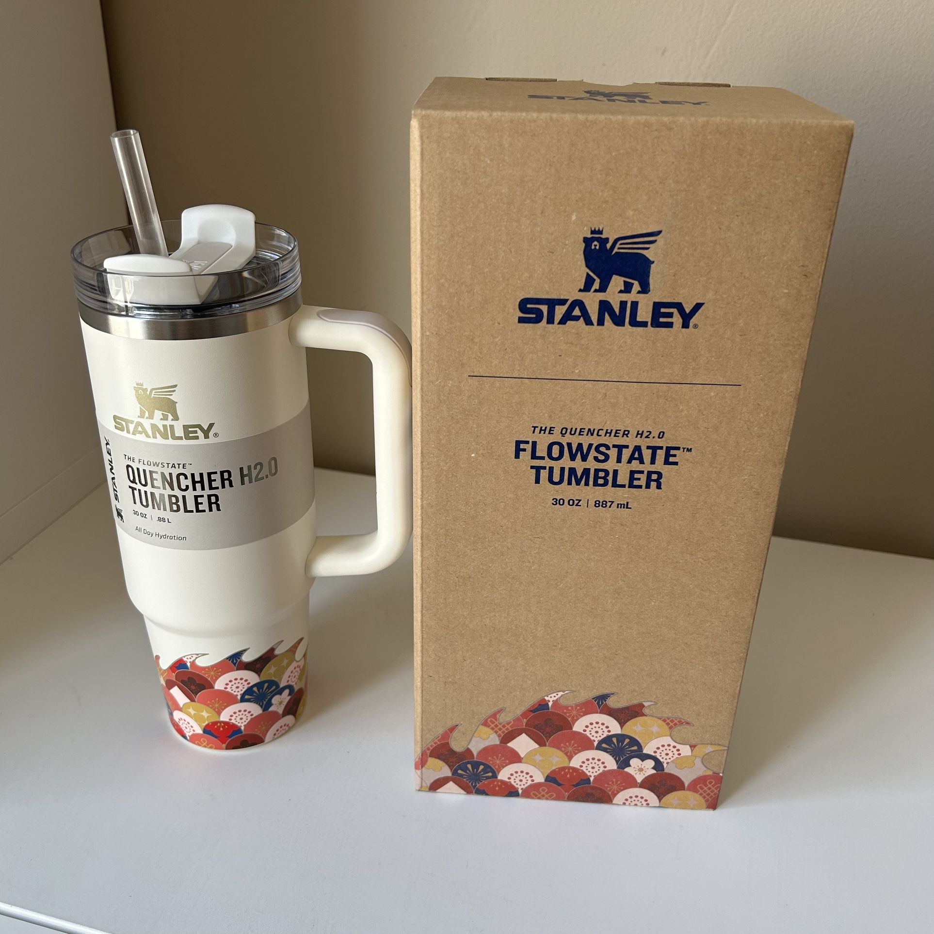 Stanley Lunar New Year LIMITED EDITION Quencher 30 OZ Tumbler Cream Dragon