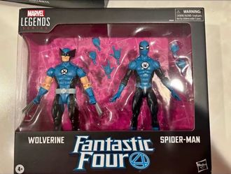 Marvel Legends Fantastic Four Wolverine & Spider-Man 2-Pack