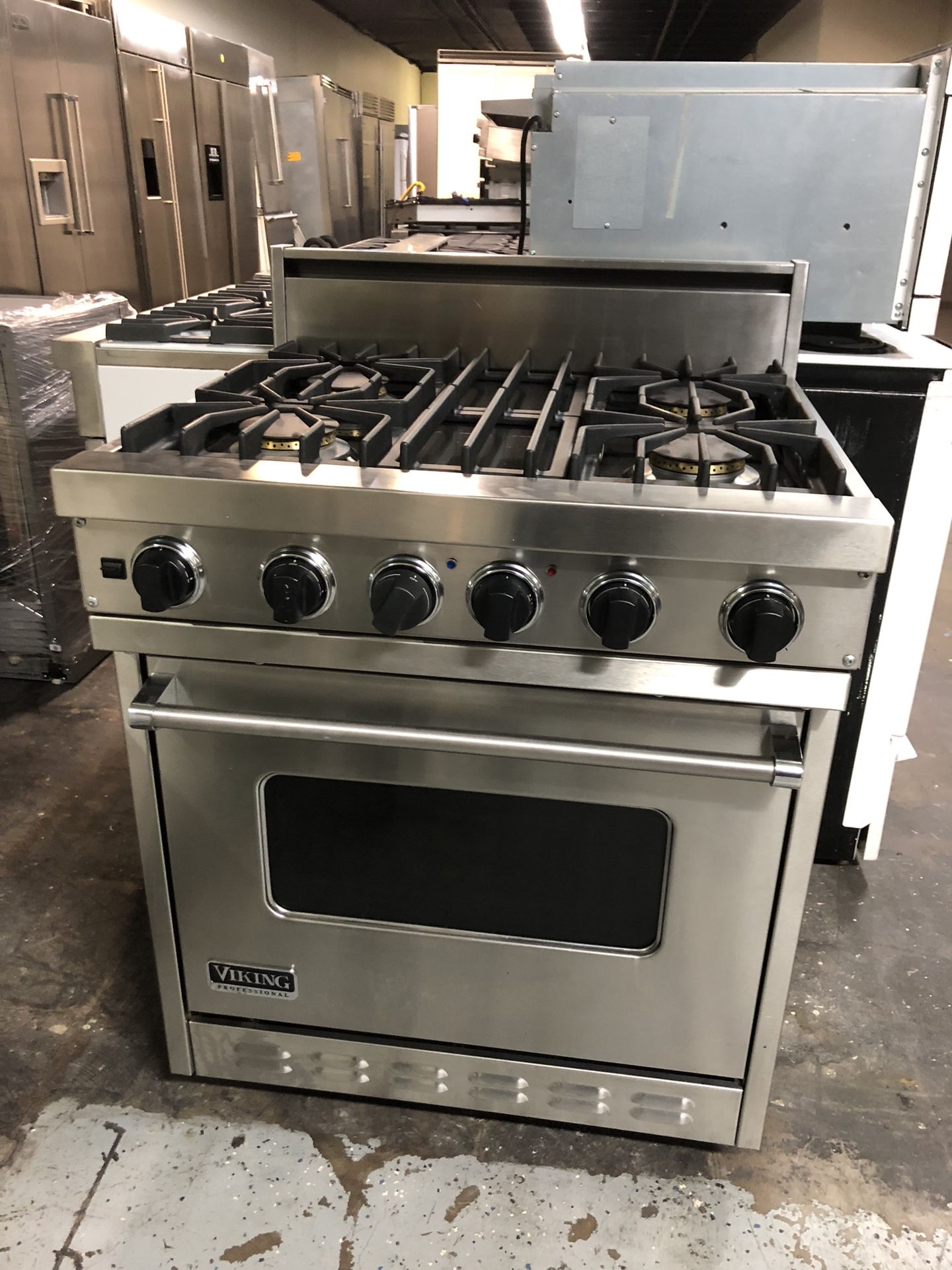 Viking 30” Stainless Steel Gas Range Stove