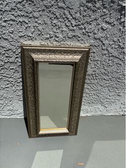 large silver filigree Moroccan style wall mirror