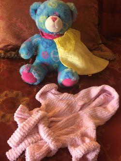 Build A Bear Peace Bear and Robe