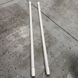 Two 36 inch T8 LED Warm yellow light tubes 
