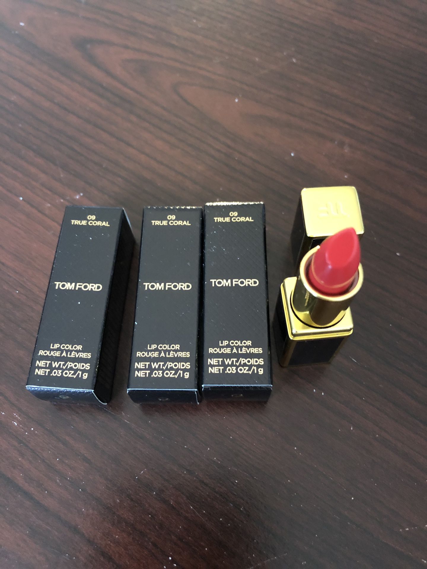 Tom Ford True Coral Lipsticks 3X