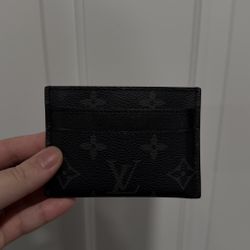 Louis Vuitton double cardholder in black monogram