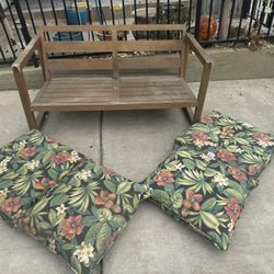 Great Bench With Cushions