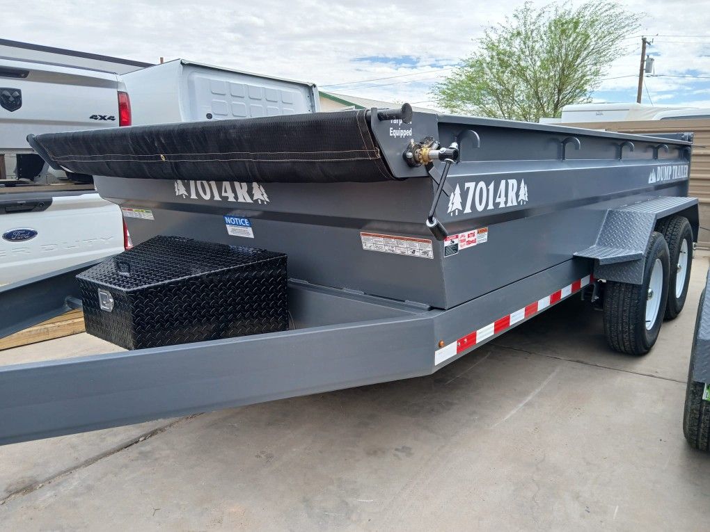 7 X 14 Dump Trailer- Brand New