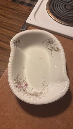 Vintage Semi Porcelain serving dish
