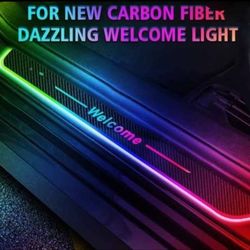 Multi-Colored Door Sill Lights    