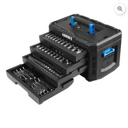 HART 215-Piece Mechanics Tool Set, Multiple Drive, Chrome Finish