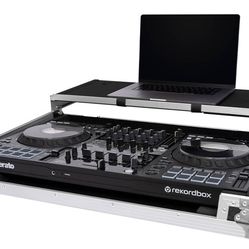 Headliner HL10011 Flight Case for DDJ-FLX10 with Laptop Platform and Wheels