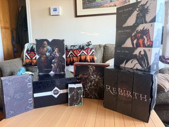 Kickstarter Edition Ludus Magnus Studio Black Rose Wars Rebirth Board Game + Expansions & Miniatures