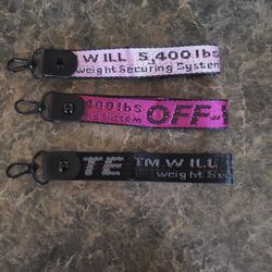 Off white key chains / lanyards