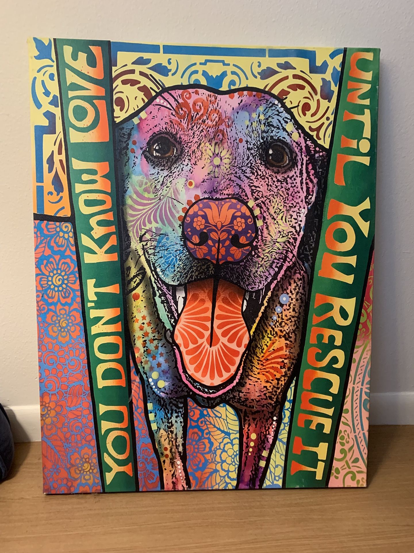 Psychedelic Print of Labrador