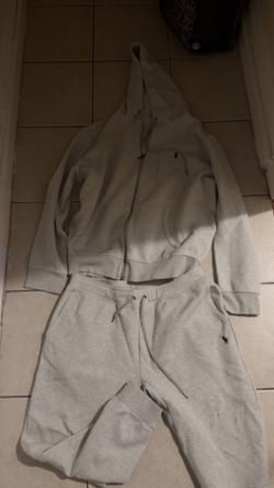 Polo sweatsuit grey size L