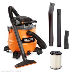 Rigid 6 gallon wet/dry vac