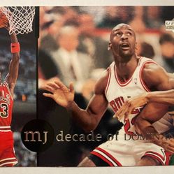NBA basketball card 1997 Michael Jordan upper deck