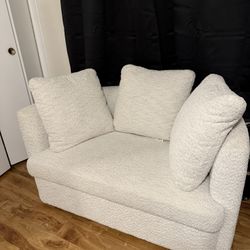 Love Seat And Ottoman 