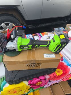 Yunxi 21V Cordless Brushless Angle Grinder